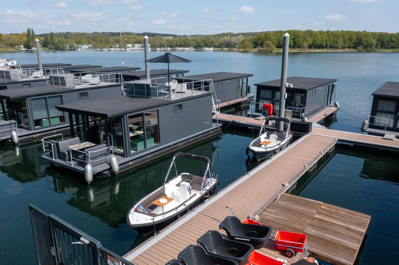 Houseboats Mookerplas Met Dakterras Middelaar エクステリア 写真
