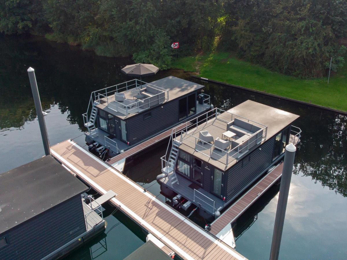 Houseboats Mookerplas Met Dakterras Middelaar エクステリア 写真