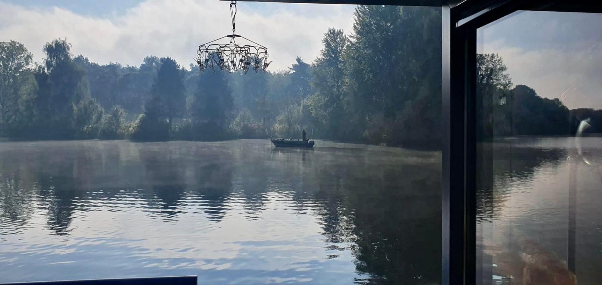 Houseboats Mookerplas Met Dakterras Middelaar エクステリア 写真