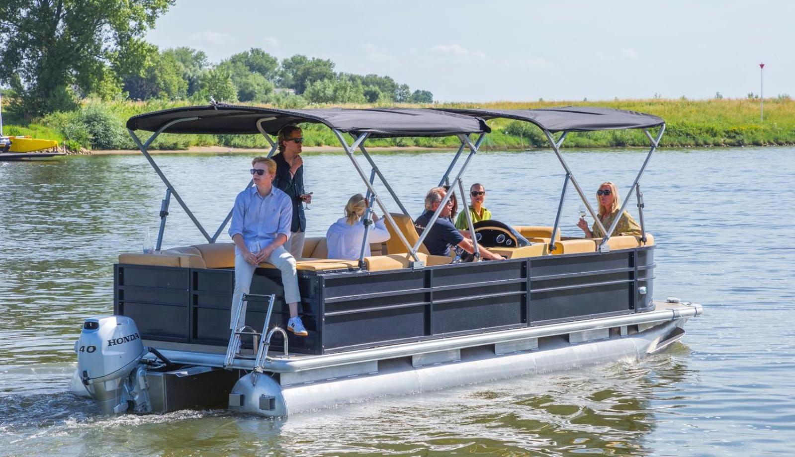 Houseboats Mookerplas Met Dakterras Middelaar エクステリア 写真